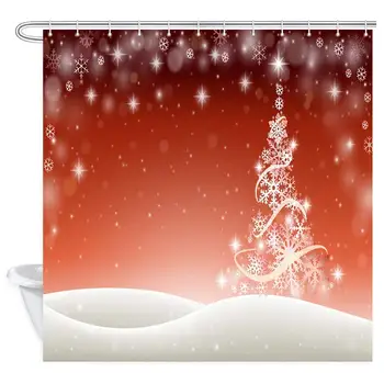 Winter Holiday Shower Curtain, Christmas Tree and Snowflakes Shower Curtain Bathroom with Hooks, Waterproof Home Decor Curtain
Winter Holiday Shower Curtain, Christmas Tree and Snowflakes Shower Curtain Bathroom with Hooks, Waterproof Home Decor Curtain