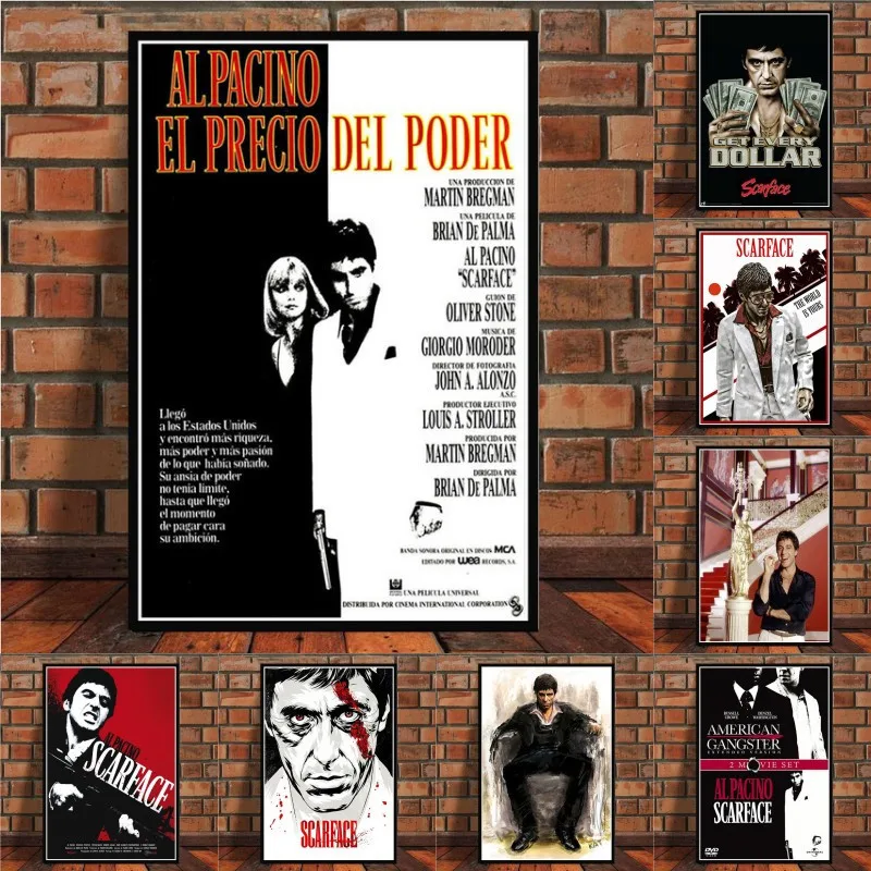 AL PACINO Gangster Movie Art Poster Canvas Painting Wall Picture For Home Decor Posters and Prints
AL PACINO Gangster Movie Art Poster Canvas Painting Wall Picture For Home Decor Posters and Prints