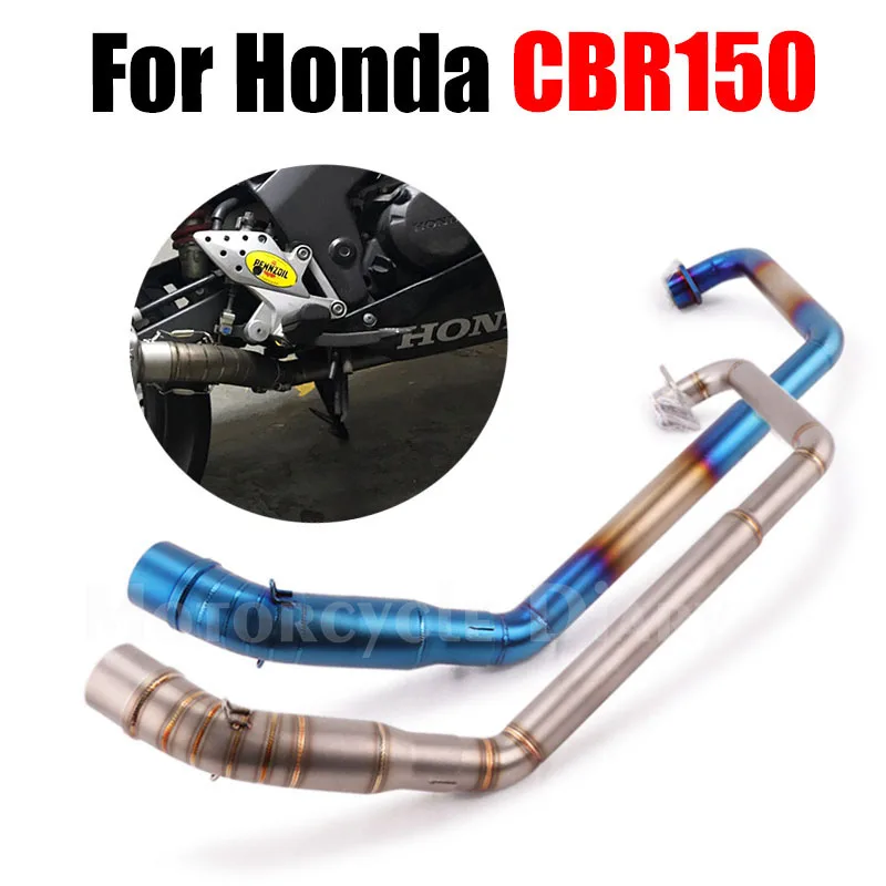 CBR150 CBR 150 150R выхлопная труба мотоцикла для скутера Передняя средняя