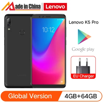 New Global Version Lenovo K5 Pro Snapdragon 636 Octa Core 4GB RAM 64GB 5.99 inch 4G LTE Smartphone
New Global Version Lenovo K5 Pro Snapdragon 636 Octa Core 4GB RAM 64GB 5.99 inch 4G LTE Smartphone