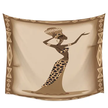 Modern Wall Tapestry African Women Brown Pattern Tapestry Wall Hanging Dormitory Living Room Bedroom Decoration
Modern Wall Tapestry African Women Brown Pattern Tapestry Wall Hanging Dormitory Living Room Bedroom Decoration