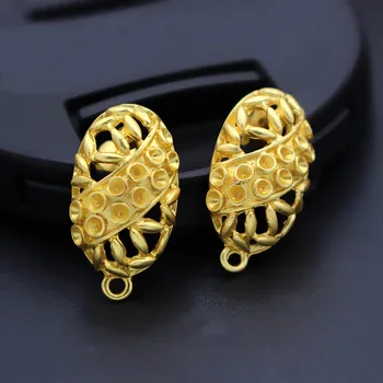 10 pairs Zinc Alloy Oval Metal Matte Earrings Post Connector Linkers Point Back CZ Base for DIY Dangle Earrings Jewelry Making
10 pairs Zinc Alloy Oval Metal Matte Earrings Post Connector Linkers Point Back CZ Base for DIY Dangle Earrings Jewelry Making