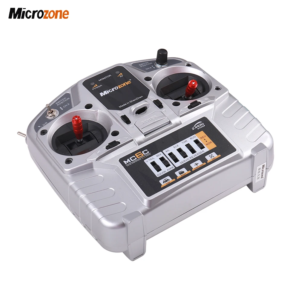 Generic MicroZone MC6C 2.4G 6CH S-FHSS FSK Transmitter Remote ...
