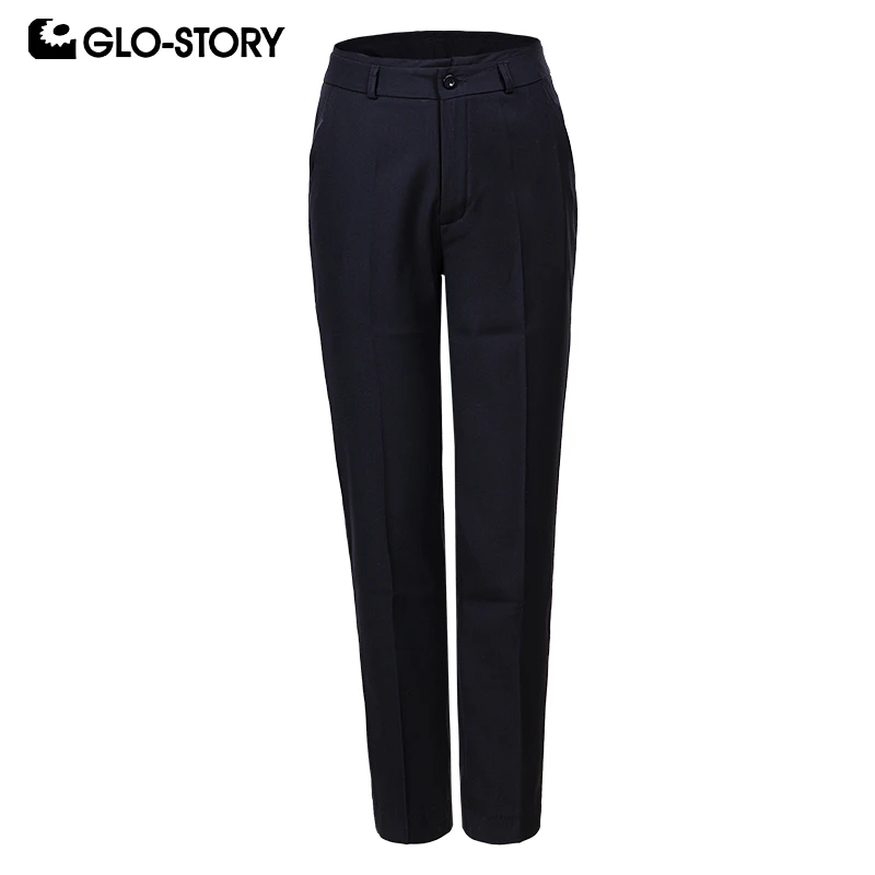GLO-STORY Casual Women Pants Work Wear Button Pocket Office Lady Trousers for Female 2019 Autumn New
GLO-STORY Casual Women Pants Work Wear Button Pocket Office Lady Trousers for Female 2019 Autumn New