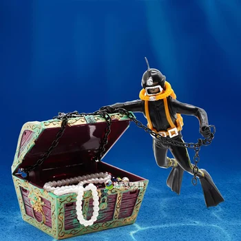 Aquarium Floating Diver Ornament Aquarium Decoration with Moving Treasure Chest Floating Diver Bubble Action
Aquarium Floating Diver Ornament Aquarium Decoration with Moving Treasure Chest Floating Diver Bubble Action