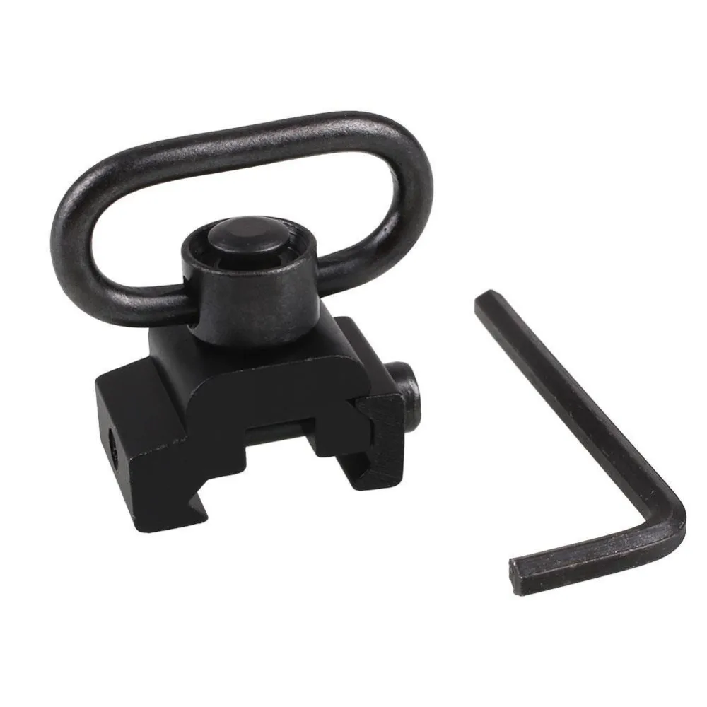 airsoft ar 15 M4 M16 accessoires Universal Sling Attachment QD tactical aluminum sling adapter for 20mm picatinny rail hunting (7)
