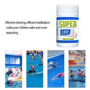 100Pcs Disinfection Tablets Swimming Pool Cleaner Multi Use Tub Cleaning Purifier 100G Disinfectant Pool Clarifier Home Cleaner
100Pcs Disinfection Tablets Swimming Pool Cleaner Multi Use Tub Cleaning Purifier 100G Disinfectant Pool Clarifier Home Cleaner