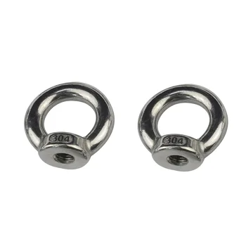 2PCS DIN 582 Lifting Ring Eye Nut M5 M6 M8 M10 M12 Stainless Steel 304 And 316 Rigging Hardware Metric Eye Nuts
2PCS DIN 582 Lifting Ring Eye Nut M5 M6 M8 M10 M12 Stainless Steel 304 And 316 Rigging Hardware Metric Eye Nuts