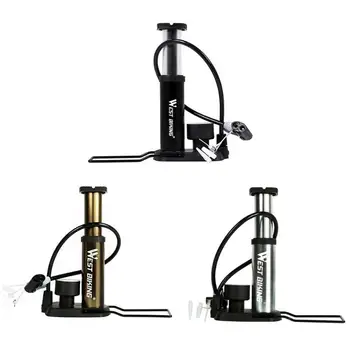 Portable 120PSI Bicycle Pump Foot Type Aluminum Alloy Inflatable Accessories with Gas Pressure Gauge Multi-function Nozzle 
Portable 120PSI Bicycle Pump Foot Type Aluminum Alloy Inflatable Accessories with Gas Pressure Gauge Multi-function Nozzle