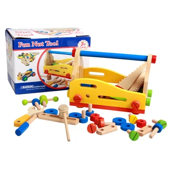 Wooden Simulation Repair Tool Toys Kit Fun Nut Tool Educational Toy Game Learning Engineering Toys Gift For Boy Kids Toolbox Kit
Wooden Simulation Repair Tool Toys Kit Fun Nut Tool Educational Toy Game Learning Engineering Toys Gift For Boy Kids Toolbox Kit