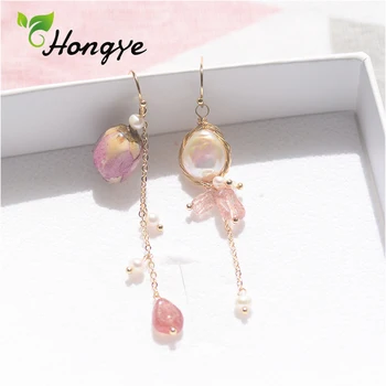 2020 Newest Gold Color Handmade Dangler Earrings Women Wedding Real Flowers Dry Rose Blossom Drop Earrings Personalized Brincos
2020 Newest Gold Color Handmade Dangler Earrings Women Wedding Real Flowers Dry Rose Blossom Drop Earrings Personalized Brincos