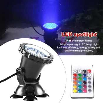 For Aquarium Submersible Spotlight Remote Control Suction Cups Color Changing Waterfall Garden Waterproof IP68 Pond Pool RGB
For Aquarium Submersible Spotlight Remote Control Suction Cups Color Changing Waterfall Garden Waterproof IP68 Pond Pool RGB