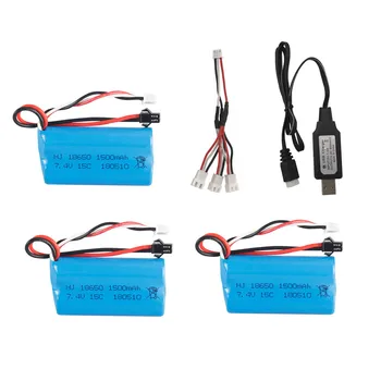 7.4V 1500mAh lipo Battery + usb charger for YDI U12A Syma S033g Q1 TK H101 Rc Toys Cars boats Drone Part 18650 7.4V Battery
7.4V 1500mAh lipo Battery + usb charger for YDI U12A Syma S033g Q1 TK H101 Rc Toys Cars boats Drone Part 18650 7.4V Battery