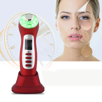 Iontophoresis Ultrasonic Face Cleaning Machine Beauty Colored Light Vibration Massager For Face Antiaging Wrinkle Removal Tool
Iontophoresis Ultrasonic Face Cleaning Machine Beauty Colored Light Vibration Massager For Face Antiaging Wrinkle Removal Tool