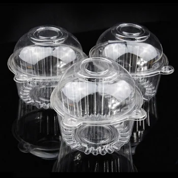 100pcs Clear Plastic Single Cupcake Cake Case Muffin Pod Dome Holder Box 
100pcs Clear Plastic Single Cupcake Cake Case Muffin Pod Dome Holder Box