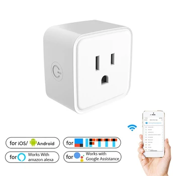 Smart Socket with Timer Wifi Plug Energy Monitoring Function APP Smart Remote Control Voice Control for Alexa Google Home IFTTT
Smart Socket with Timer Wifi Plug Energy Monitoring Function APP Smart Remote Control Voice Control for Alexa Google Home IFTTT