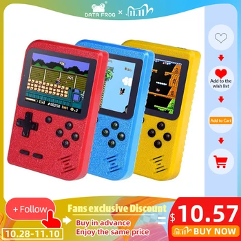 DATA FROG Mini 8 bit Handheld Game Console 2 Player Gamepad Built-in 400 Games 3.0 Inch Retro Video Handheld Player Game Console
DATA FROG Mini 8 bit Handheld Game Console 2 Player Gamepad Built-in 400 Games 3.0 Inch Retro Video Handheld Player Game Console