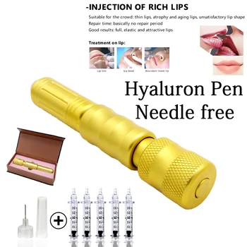 Mesotherapy Injection Gun Hyaluronic Acid Pen 0.3ml Head Gold Hyaluronique Pen Lip Filler injector Noninvasive Nebulizer 
Mesotherapy Injection Gun Hyaluronic Acid Pen 0.3ml Head Gold Hyaluronique Pen Lip Filler injector Noninvasive Nebulizer