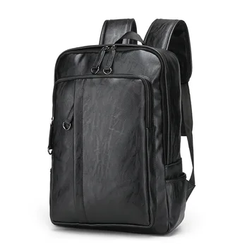 British Style Classic Travel Computer Backpack Bags Black Men PU Leather Backpack Laptop Leisure School Backpacks for Male 
British Style Classic Travel Computer Backpack Bags Black Men PU Leather Backpack Laptop Leisure School Backpacks for Male