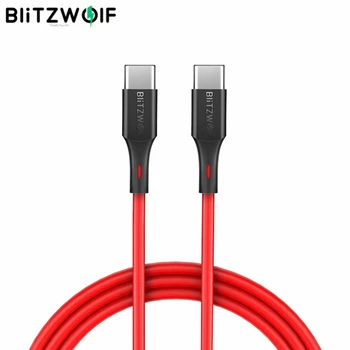 BlitzWolf 3A USB2.0 Type-C to Type-C PD Charger Charging USB C Data Cable For Mobile Phone Smartphone
BlitzWolf 3A USB2.0 Type-C to Type-C PD Charger Charging USB C Data Cable For Mobile Phone Smartphone