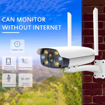1080P PTZ IP Camera 2MP Outdoor Speed Dome IR Security Camera Wifi HD IP Cam Wireless Weatherproof Security NightVision Camera
1080P PTZ IP Camera 2MP Outdoor Speed Dome IR Security Camera Wifi HD IP Cam Wireless Weatherproof Security NightVision Camera