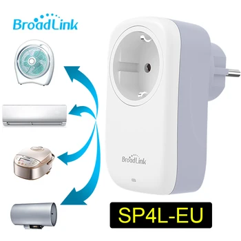 BroadLink SP4L Smart Wifi Power Plug Outlet 16A EU Socket Remote Control Work with Alexa Google Home Voice IFTTT Home Automation
BroadLink SP4L Smart Wifi Power Plug Outlet 16A EU Socket Remote Control Work with Alexa Google Home Voice IFTTT Home Automation