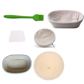 5PCS Fermentation Proofing Rattan Basket Dough Bread with Arc Curved Knife Scraper Brush
5PCS Fermentation Proofing Rattan Basket Dough Bread with Arc Curved Knife Scraper Brush