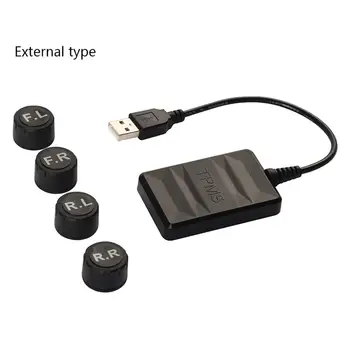 USB Tire Pressure Monitor System TPMS External Sensor Auto Alarm Sensor Module USB TPMS With 4 Sensors For Car Bus Minibus And M
USB Tire Pressure Monitor System TPMS External Sensor Auto Alarm Sensor Module USB TPMS With 4 Sensors For Car Bus Minibus And M