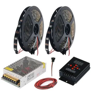 WS2812B WS2812 RGB Led Strip Lights Tape T-500 Full Color Intelligent RGB Led Controller DC5V Led Transformer Kit 5m 10m 15m 
WS2812B WS2812 RGB Led Strip Lights Tape T-500 Full Color Intelligent RGB Led Controller DC5V Led Transformer Kit 5m 10m 15m