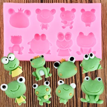 3D Frog Silicone Mold Cupcake Topper Fondant Molds DIY Cake Decorating Tools Chocolate Gumpaste Candy Clay Moulds
3D Frog Silicone Mold Cupcake Topper Fondant Molds DIY Cake Decorating Tools Chocolate Gumpaste Candy Clay Moulds