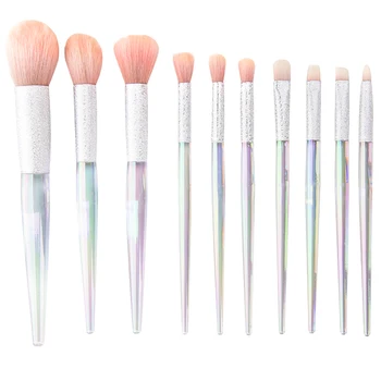 10Pcs Rainbow Crystal Makeup Brushes Set Eyeliner Concealer Blusher Eye Brush Kit Powder Foundation Eyeshadow Brush Beauty Tools
10Pcs Rainbow Crystal Makeup Brushes Set Eyeliner Concealer Blusher Eye Brush Kit Powder Foundation Eyeshadow Brush Beauty Tools