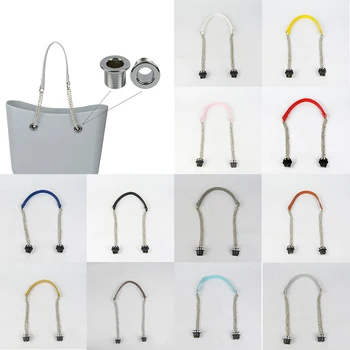 1 Pair Long Double Chain Obag Handle With Screw HandBag Chain Removable Bag Handle Totes Bag Strap Handles Silver Chain Handles
1 Pair Long Double Chain Obag Handle With Screw HandBag Chain Removable Bag Handle Totes Bag Strap Handles Silver Chain Handles