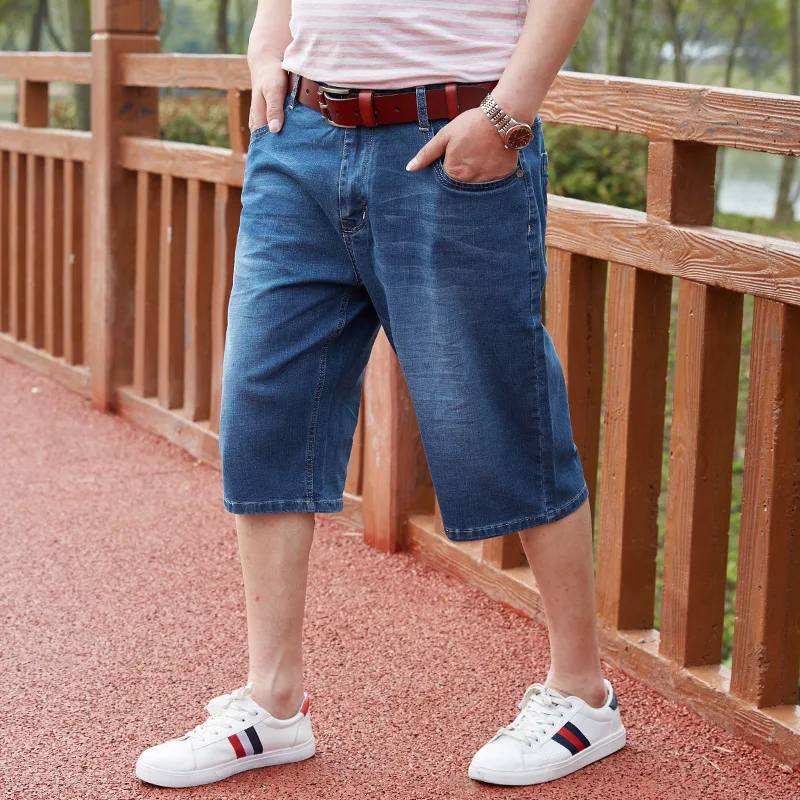 Summer Thin Section Fat Pants Men's Loose-Fit Short Denim Shorts Plus-sized Plus-sized Shorts Casual Breeches
Summer Thin Section Fat Pants Men's Loose-Fit Short Denim Shorts Plus-sized Plus-sized Shorts Casual Breeches