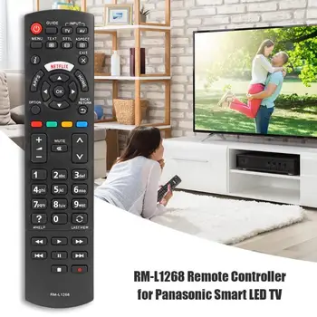 ALLOYSEED Smart LED TV Remote Control RM-L1268 For Panasonic Netflix N2Qayb00100 N2QAYB TV Universal Replacement Remote Control