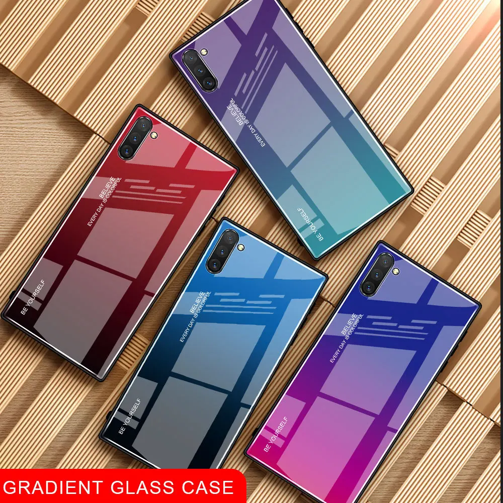 Case for Samsung Galaxy Note 10 Case Shockproof Back Cover Gradient Tempered Glass Phone Case for Samsung Galaxy Note 10 Plus
Case for Samsung Galaxy Note 10 Case Shockproof Back Cover Gradient Tempered Glass Phone Case for Samsung Galaxy Note 10 Plus