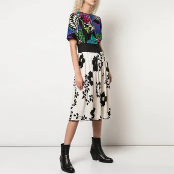 Gedivoen Vintage Style O Neck Long Dress Women Button Floral Print Fit Elegant Dress Summer Fashion Midi A Line Dresses
Gedivoen Vintage Style O Neck Long Dress Women Button Floral Print Fit Elegant Dress Summer Fashion Midi A Line Dresses