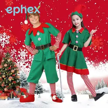 Ephex Comfortable Elfin Show Cosplay Clothing Festivous Spandex School Parent-Child Outfit Funny Christmas Party
Ephex Comfortable Elfin Show Cosplay Clothing Festivous Spandex School Parent-Child Outfit Funny Christmas Party