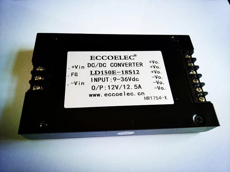 150W DC/DC Terminal Isolation Module Power Supply /12/24/48/110V to 12/15V/24V/28V/48V
150W DC/DC Terminal Isolation Module Power Supply /12/24/48/110V to 12/15V/24V/28V/48V
