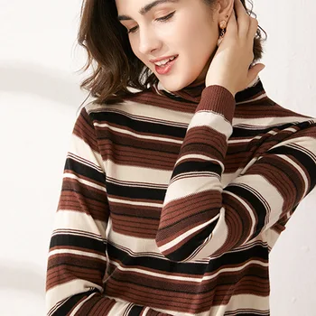 autumn winters stripe render unlined upper garment sweater joker heaps of cultivate one's morality get women long sleeve
autumn winters stripe render unlined upper garment sweater joker heaps of cultivate one's morality get women long sleeve