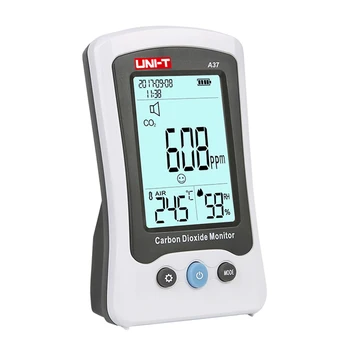 A37 Carbon Dioxide CO2 Meter CO2 Detector for Carbon Dioxide Air Quality Monitor with 1500mAh Rechargeable Battery LCD Display
A37 Carbon Dioxide CO2 Meter CO2 Detector for Carbon Dioxide Air Quality Monitor with 1500mAh Rechargeable Battery LCD Display