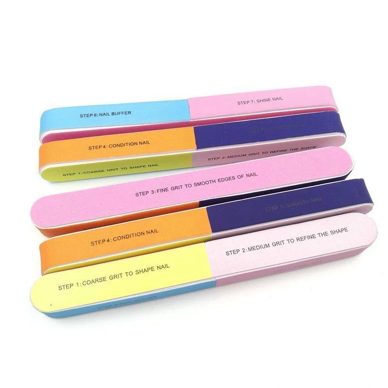 2pcs Seven-side Polished File For Nail Sponge Manicure Edging File Colorful Nail Polished Strip Manicure Tool Set
2pcs Seven-side Polished File For Nail Sponge Manicure Edging File Colorful Nail Polished Strip Manicure Tool Set