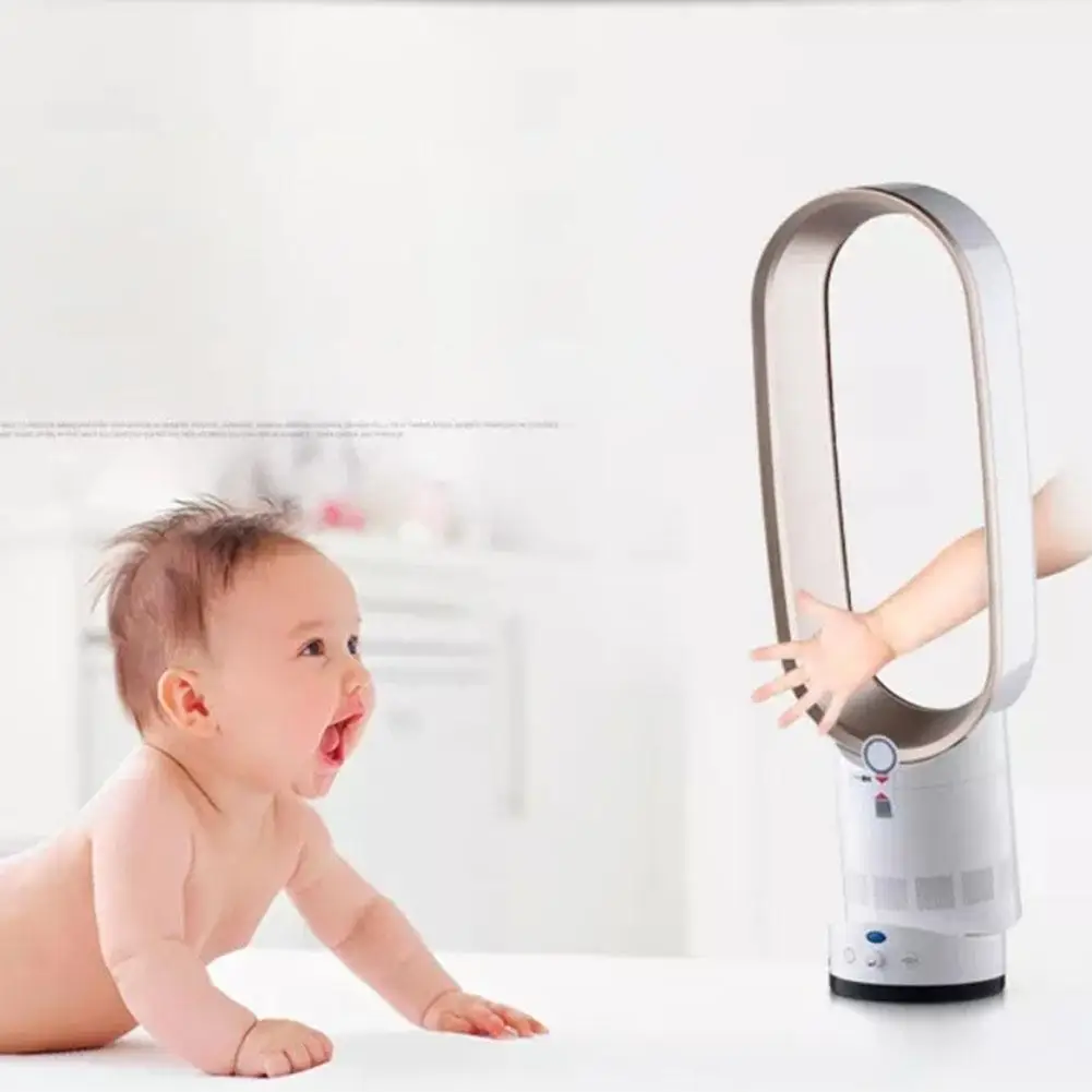 16 Inches No-blade Fan Super Quiet Bladeless Floor-standing Fan Low Noise Air Purifing Romote Controled Electric Fan
16 Inches No-blade Fan Super Quiet Bladeless Floor-standing Fan Low Noise Air Purifing Romote Controled Electric Fan