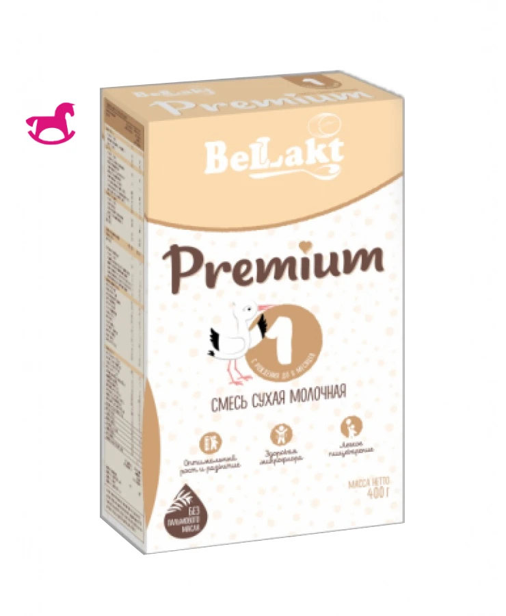 Сухая смесь Беллакт Premium №1 с 0 до 6 мес 400 г|Сухое молоко| |