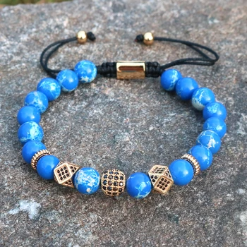 Charm paired Bracelet for Men gold Crown Women's Bracelets Natural Stone Beads Wristband Boho Couple Bracelet Gifts Friends
Charm paired Bracelet for Men gold Crown Women's Bracelets Natural Stone Beads Wristband Boho Couple Bracelet Gifts Friends