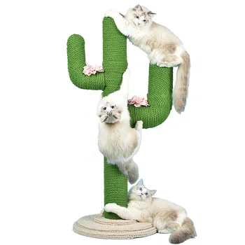Cactus cat climbing frame Cat climbing post Sisal claw board Large solid wood cat platform cat tower cat tree furniture supplies
Cactus cat climbing frame Cat climbing post Sisal claw board Large solid wood cat platform cat tower cat tree furniture supplies