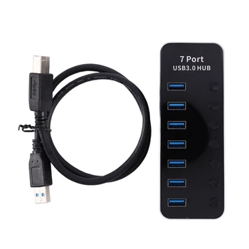 Usb 3.0 Hub Powered 7 Port Usb Extender Aluminum Splitter with Individual On/Off Switches (7-Ports)
Usb 3.0 Hub Powered 7 Port Usb Extender Aluminum Splitter with Individual On/Off Switches (7-Ports)