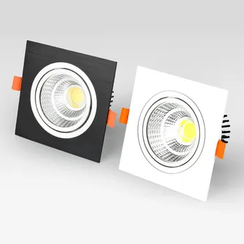 Square dimmable LED downlight embedded 7W9W12W COB LED ceiling light ac85-265v warm/cold white LED spotlight indoor lighting
Square dimmable LED downlight embedded 7W9W12W COB LED ceiling light ac85-265v warm/cold white LED spotlight indoor lighting