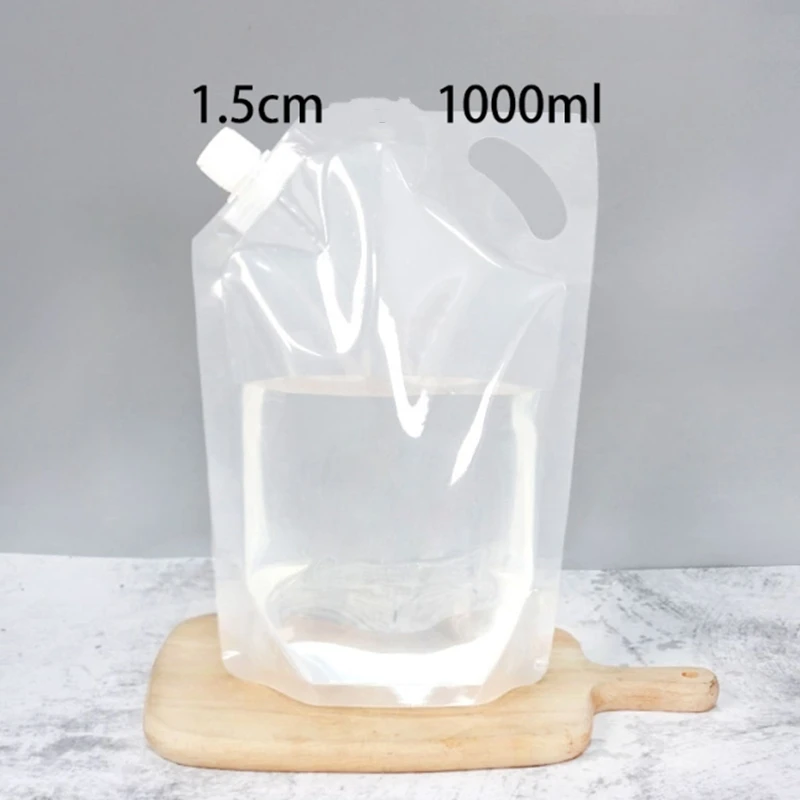 

200ml 250ml 300ml 500ml 1L Empty Stand up Plastic Drink Packaging Spout Bag Pouch For Beverage Liquid Juice Milk Coffee Water