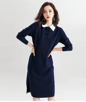 2020 WOMEN NEW autumn Korean version of the new casual fan women's long sweaters loose slim dress female
2020 WOMEN NEW autumn Korean version of the new casual fan women's long sweaters loose slim dress female