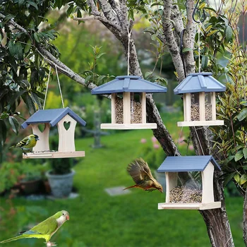 Wooden creative bird feeder outdoor bird feeder personality simple home balcony garden bird food box
Wooden creative bird feeder outdoor bird feeder personality simple home balcony garden bird food box